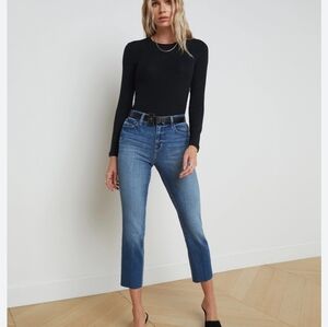 L'agence Sada High-rise Slim Cropped Jeans In Color Portland Size 26 Stretchy